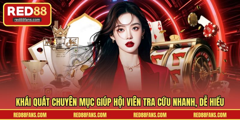 Khái quát chuyên mục giúp hội viên tra cứu nhanh, dễ hiểu